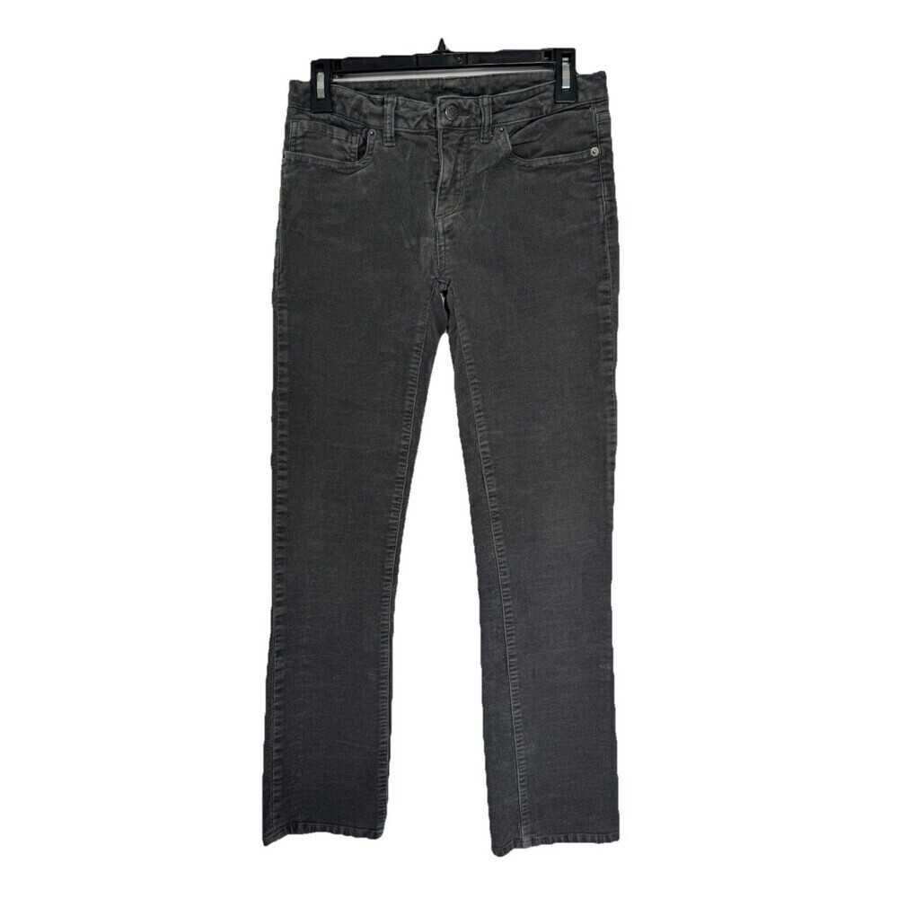 Patagonia Corduroy Pants Womens 26 Dark Gray Organic Cotton Stretch Jeans Casual